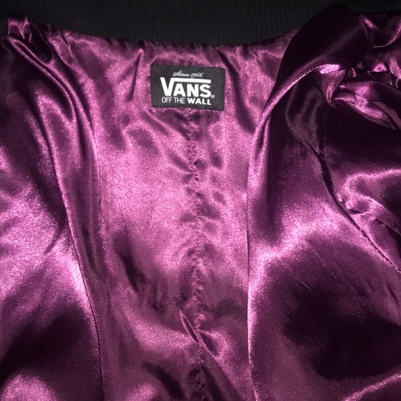 Vans black bomber jacket women’s size XL - Picture 4 of 8